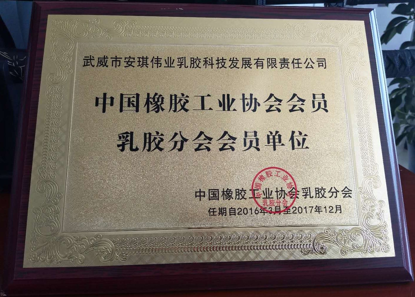 中國橡膠工業協會會員及乳膠分會會員單位